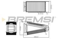 BREMSI FA0589 - Filtro de aire