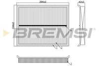 BREMSI FA0618 - Filtro de aire