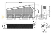 BREMSI FA0627 - Filtro de aire