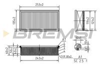 BREMSI FA0652 - Filtro de aire