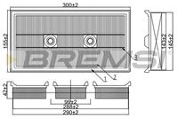 BREMSI FA1021 - Filtro de aire