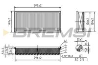 BREMSI FA1042 - Filtro de aire