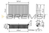 BREMSI FA0130 - Filtro de aire