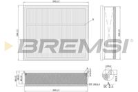 BREMSI FA1108 - Filtro de aire