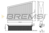 BREMSI FA0580 - Filtro de aire