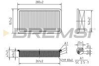 BREMSI FA1152 - Filtro de aire