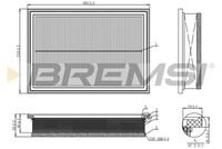 BREMSI FA1158 - Filtro de aire