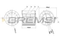 BREMSI FA1173 - Filtro de aire