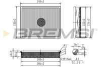 BREMSI FA0617 - Filtro de aire