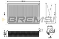 BREMSI FA0648 - Filtro de aire