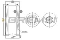 BREMSI FA1256 - Filtro de aire