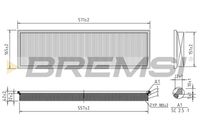 BREMSI FA1653 - Filtro de aire