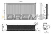 BREMSI FA1214 - Filtro de aire