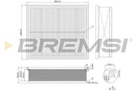 BREMSI FA1216 - Filtro de aire