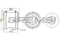 BREMSI FA1971 - año construcción hasta: 03/1984<br>Tipo de filtro: Cartucho filtrante<br>Diámetro exterior [mm]: 155<br>Diámetro 1 [mm]: 88<br>Altura [mm]: 210<br>