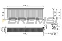 BREMSI FA2066 - Filtro de aire