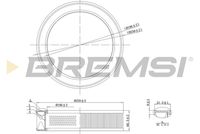 BREMSI FA2068 - Filtro de aire