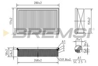 BREMSI FA2101 - Filtro de aire