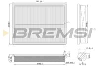 BREMSI FA2105 - Filtro de aire