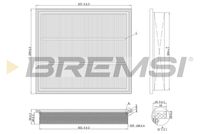 BREMSI FA2122 - Filtro de aire