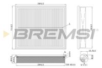 BREMSI FA2128 - Filtro de aire