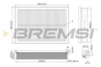 BREMSI FA2130 - Filtro de aire