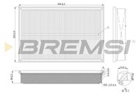 BREMSI FA2138 - Filtro de aire