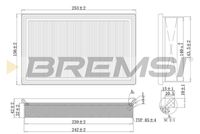 BREMSI FA2140 - Filtro de aire