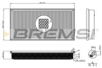 BREMSI FA2249 - Filtro de aire