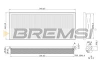 BREMSI FA2121 - Filtro de aire