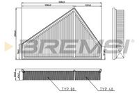 BLUE PRINT ADJ132236 - Filtro de aire