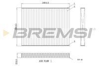 BREMSI FC0081 - año construcción desde: 03/2014<br>año construcción hasta: 12/2018<br>Tipo de filtro: Filtro de carbón activado<br>Longitud [mm]: 239<br>Ancho [mm]: 190<br>Altura [mm]: 20<br>Cantidad: 1<br>Versión básica (art. n.º): 1987432215<br>Versión de alta eficiencia con carbón activo (art. n.º): 0986628607<br>