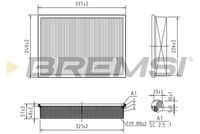 BREMSI FA2169 - Filtro de aire