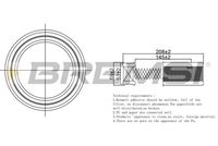 BREMSI FA2172 - Filtro de aire