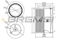 BREMSI FA2213 - Filtro de aire
