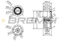 BREMSI FA2225 - Filtro de aire