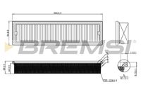 BREMSI FA2289 - Filtro de aire