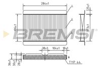 BREMSI FC0185 - año construcción hasta: 10/2010<br>Tipo de filtro: Filtro de carbón activado<br>Longitud [mm]: 285<br>Ancho [mm]: 179<br>Altura [mm]: 32<br>Cantidad: 1<br>Versión básica (art. n.º): 1987432079<br>Versión de alta eficiencia con carbón activo (art. n.º): 0986628601<br>