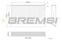 BREMSI FC0408C - Filtro, aire habitáculo