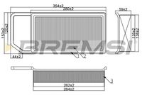 BREMSI FA2329 - Filtro de aire