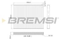 BREMSI FC0443A - Filtro, aire habitáculo