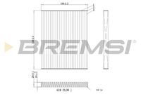 BREMSI FC0451A - Filtro, aire habitáculo