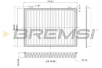 BREMSI FC0466 - Filtro, aire habitáculo