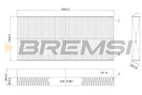 BREMSI FC0480 - Filtro, aire habitáculo