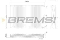 BREMSI FC0495C - Filtro, aire habitáculo