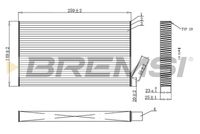 BREMSI FC0865C - Filtro, aire habitáculo