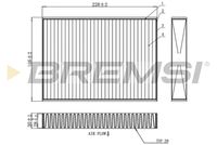 BREMSI FC0871C - Filtro, aire habitáculo