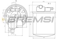 BREMSI FE0056 - Filtro combustible