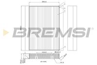 BREMSI FC0876A - Filtro, aire habitáculo