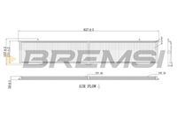 BREMSI FC0085C - Filtro, aire habitáculo